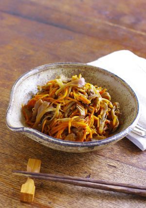 レンジで★にんじんと舞茸の甘醤油煮-レシピのメイン写真