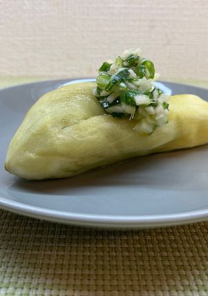 蒸し茄子の塩生姜和え🍆-レシピのメイン写真