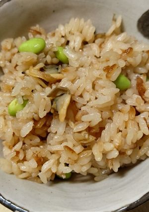 あさりと枝豆の炊き込みご飯-レシピのメイン写真