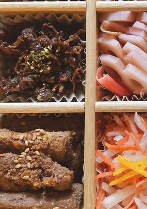 胡麻胡桃のたたきごぼう (お節)-レシピのメイン写真