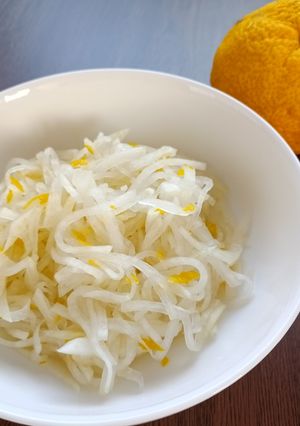 ゆずと大根の酢の物-レシピのメイン写真