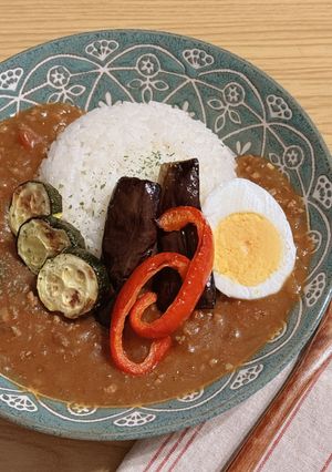 野菜はトースターで！夏野菜カレー-レシピのメイン写真