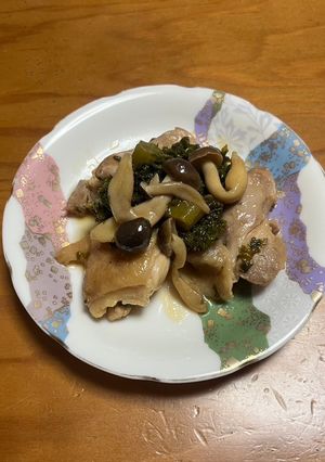 しまなみリーフとしめじの和風チキンソテー-レシピのメイン写真