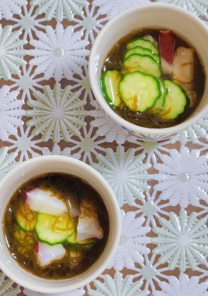 もずく酢の物-レシピのメイン写真