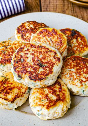 低脂質♡大葉と豆腐のチキン味噌バーグ-レシピのメイン写真
