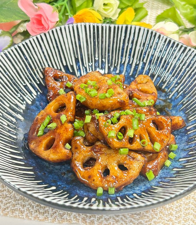 シャキシャキ蓮根のてりやき by はっち｜岡山県料理サークルちゃお