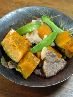 豚肉とかぼちゃの煮物-レシピのメイン写真