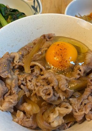BACHAN'SBBQソースで牛丼-レシピのメイン写真