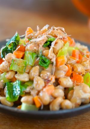 活力チャージ☆野菜と納豆の和え物-レシピのメイン写真