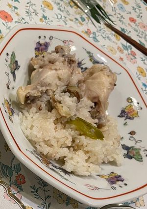 簡単夕食：手羽元de海南ライス-レシピのメイン写真