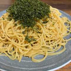 รูปของ シンプル和風海苔パスタ