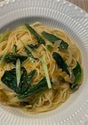 小松菜のパスタ-レシピのメイン写真