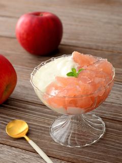 腸活!紅玉の寒天&ヨーグルト-レシピのメイン写真