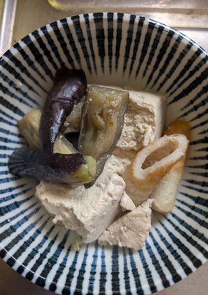 とっても簡単★茄子と豆腐のだし炊き-レシピのメイン写真