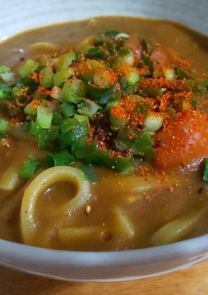 残ったカレーで おおちゃくカレーうどん🤣-レシピのメイン写真