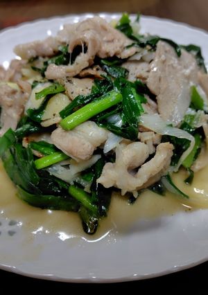 豚バラ肉とニラの塩麹炒め-レシピのメイン写真