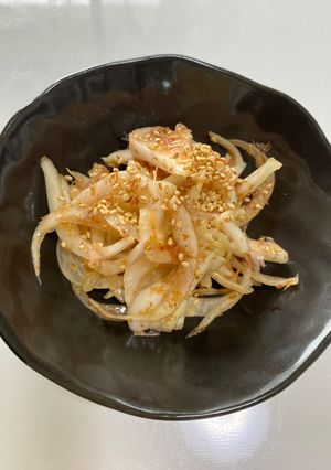 血液サラサラ！新玉ねぎの和風サラダ-レシピのメイン写真