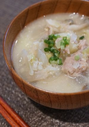 管理栄養士＊出汁いらずのバランス味噌汁-レシピのメイン写真