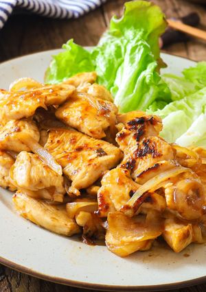 ご飯が進む！鶏むねのはちみつ生姜照り焼き-レシピのメイン写真