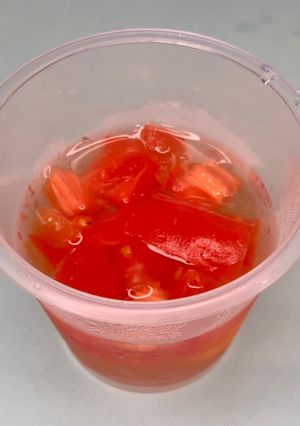 【保育園おやつ】トマトゼリー-レシピのメイン写真