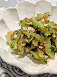 ゴーヤの天かすあえ-レシピのメイン写真