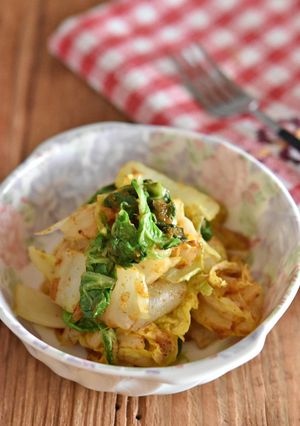 白菜のコク旨カレー和え【作り置き】-レシピのメイン写真