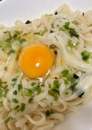 お吸い物の素で汁なしうどん-レシピのメイン写真