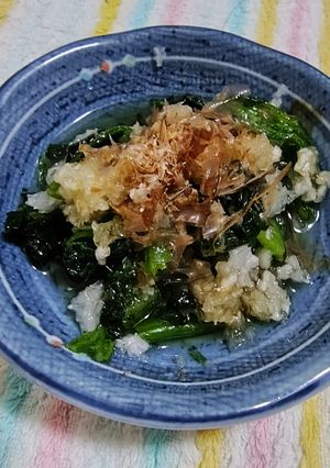 レンチン冷凍ほうれん草の酸っぱみぞれ和え-レシピのメイン写真