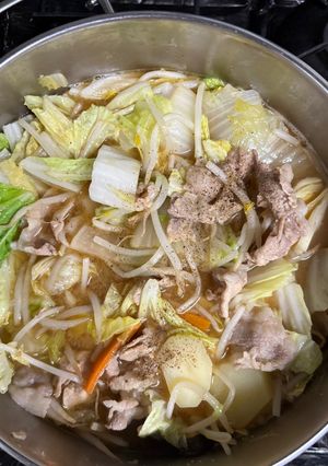 もやし味噌汁♪簡単-レシピのメイン写真