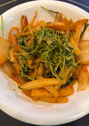 おつまみにどうぞ！豆苗キムチ！-レシピのメイン写真