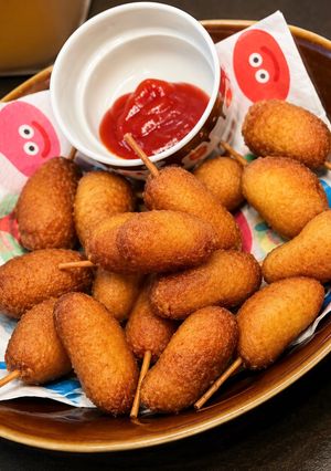 材料4つだけ◎ミニアメリカンドッグ-レシピのメイン写真