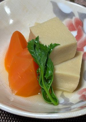 【高タンパク！ヘルシー】高野豆腐の含め煮-レシピのメイン写真