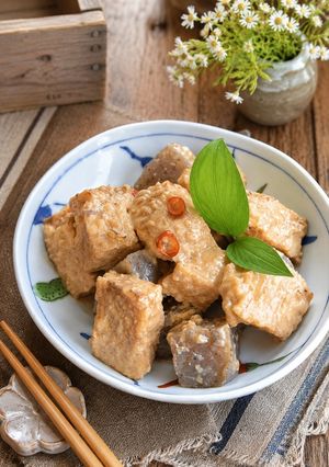 厚揚げ豆腐とこんにゃくのピリ辛味噌󠄀煮-レシピのメイン写真