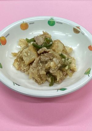 【保育所】生揚げの味噌炒め-レシピのメイン写真