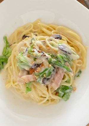 牛乳で作る★簡単クリームパスタ-レシピのメイン写真
