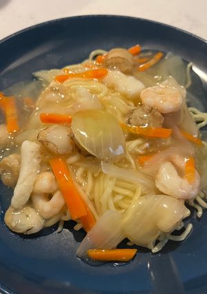 シーフード塩あんかけ焼きそば-レシピのメイン写真