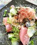 きゅうりとまぐろのおかかチーズサラダ♪
