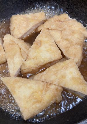 二度の油抜きで格上げ✨厚揚げの煮物-レシピのメイン写真