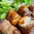 簡単美味しい!豚バラと厚揚げの巻き焼き