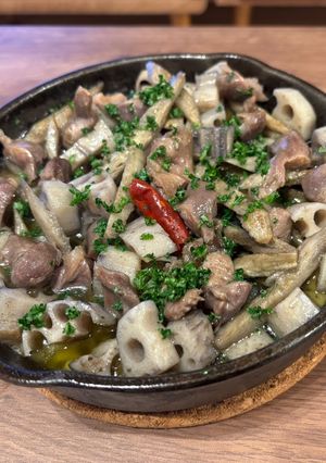 砂肝と根菜のエスニックアヒージョ-レシピのメイン写真