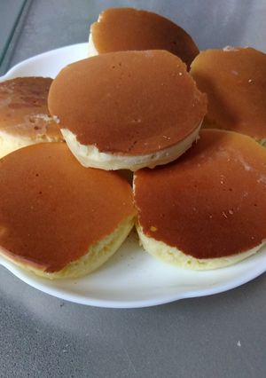 ふわカリ厚焼きパンケーキ-レシピのメイン写真