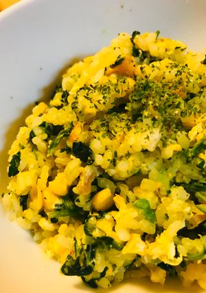 冷凍野菜／ほうれん草の玉子チャーハン-レシピのメイン写真
