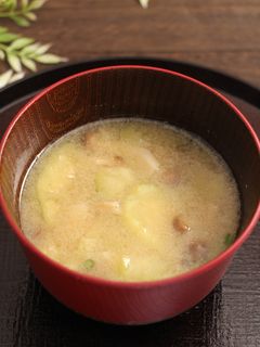 簡単!焼き茄子としめじのお味噌汁-レシピのメイン写真