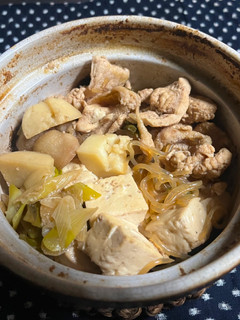 鶏すき焼き芋煮-レシピのメイン写真