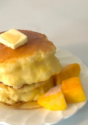 ほっこりふわふわホットケーキ-レシピのメイン写真