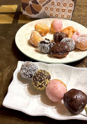 ポップドーナツで団子四（三）兄弟🍡-レシピのメイン写真