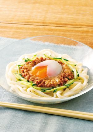 ごまだれとりそぼろのサラダうどん-レシピのメイン写真