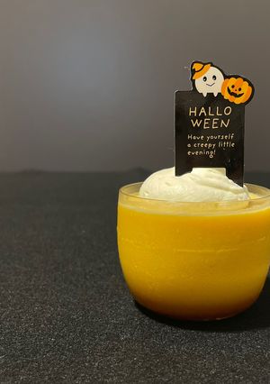 ゼラチンで簡単！かぼちゃプリン-レシピのメイン写真