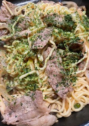 プチ贅沢☆牛バラ焼きそば-レシピのメイン写真