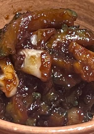 作り置き♡ゴーヤとニンニクの赤味噌佃煮-レシピのメイン写真